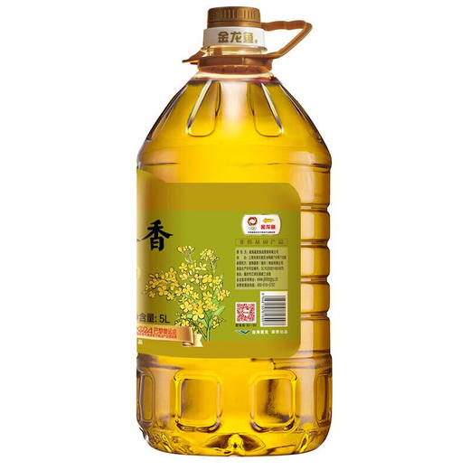 金龙鱼压榨本香菜籽油5L 商品图2