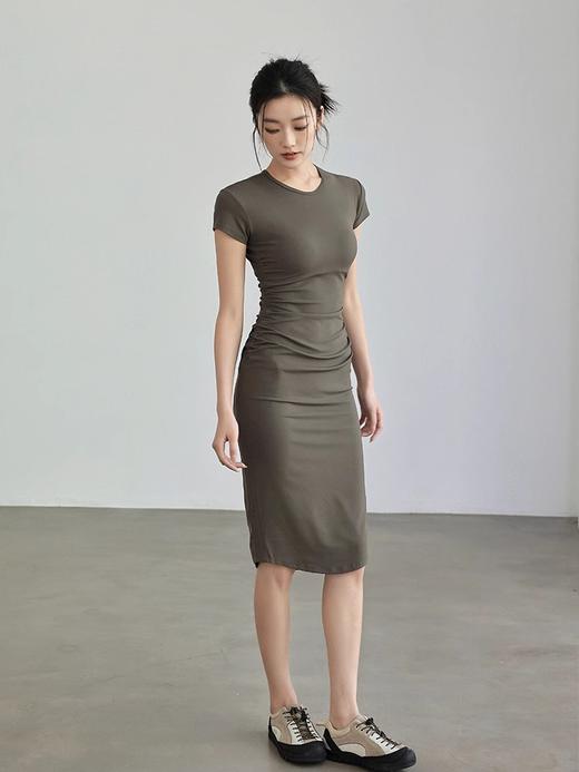 跃牌【周游世界系列】运动连衣裙女休闲速干显瘦包臀长裙高级 TP0646 商品图3