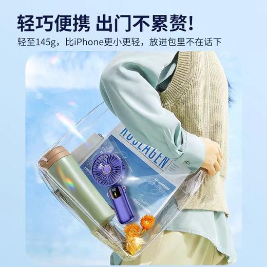 夏季爆款【usb手持挂脖风扇】迷你户外便携 桌面折叠小风扇 充电款长续航 商品图2