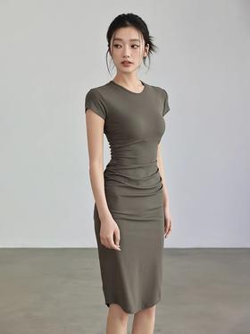 跃牌【周游世界系列】运动连衣裙女休闲速干显瘦包臀长裙高级 TP0646