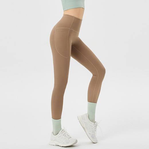 跃牌【周游世界系列】夏季裸感瑜伽高腰提臀紧身口袋九分裤 PT2350 商品图3