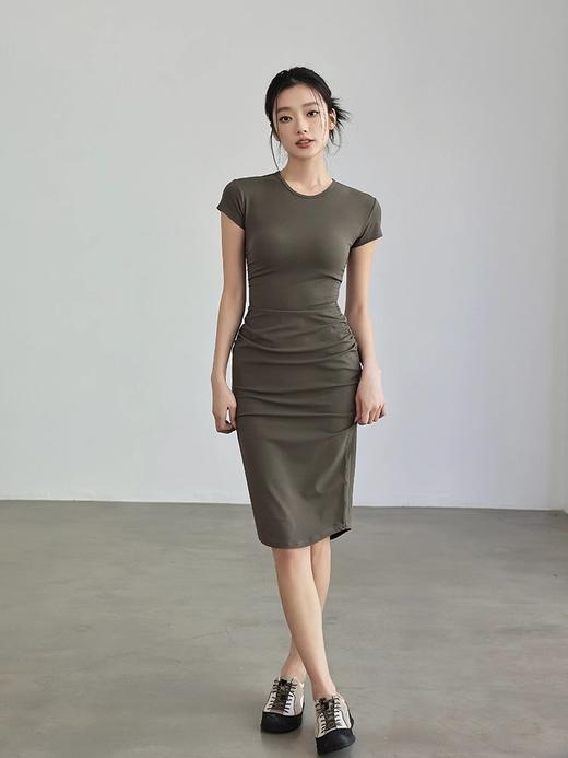 跃牌【周游世界系列】运动连衣裙女休闲速干显瘦包臀长裙高级 TP0646 商品图4