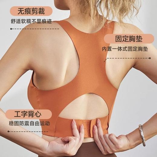 跃牌【周游世界系列】高强度运动内衣女防震 跑步一体式健身训练文胸 BR1505 商品图2