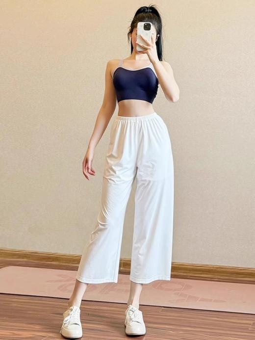 跃牌【周游世界系列】凉感冰丝防晒裤女宽松跑步长裤垂感透气健身户外运动裤新款夏PT2368 商品图3