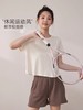 跃牌【周游世界系列】运动短袖女宽松显瘦短款性感瑜伽上衣 TP0694 商品缩略图1