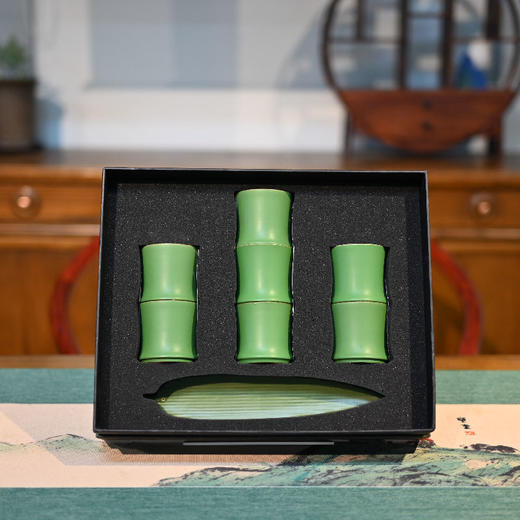 新品上市，宠粉特惠！羽诗制造出品 玉竹茶香竹节杯香器礼盒套装 商品图3