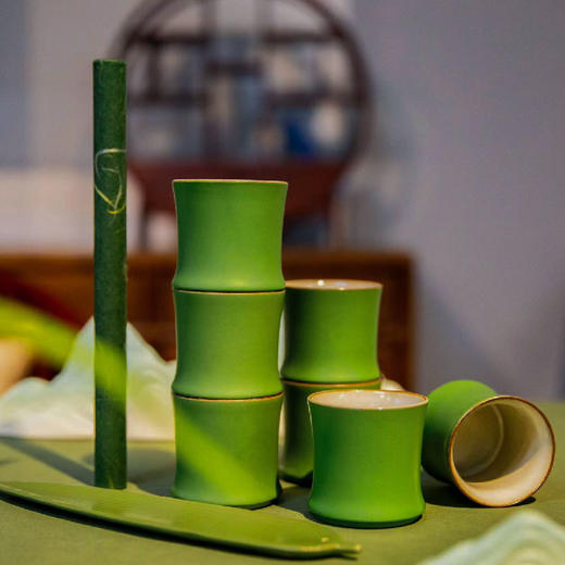 新品上市，宠粉特惠！羽诗制造出品 玉竹茶香竹节杯香器礼盒套装 商品图0