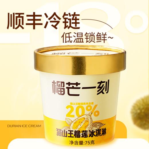  【榴芒一刻猫山王榴莲冰淇淋】假日福利 丝滑口感一口沦陷（2.14-2.26停发） 商品图3