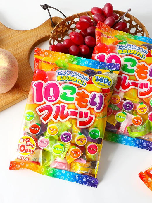 理本什锦10味水果糖160g 商品图1