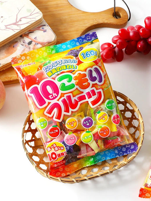 理本什锦10味水果糖160g 商品图0