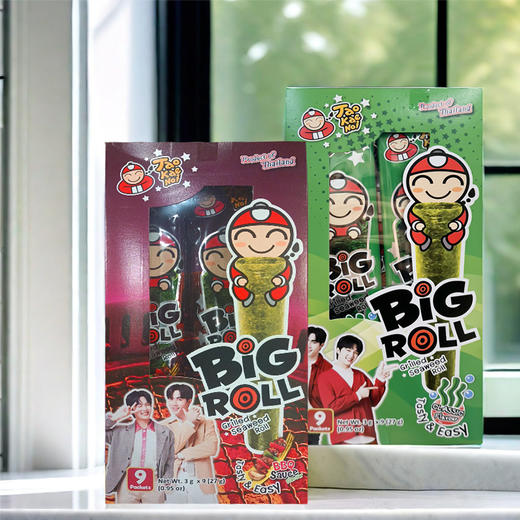 泰国进口老板仔经典I 烧烤风味香脆海苔27g 商品图1