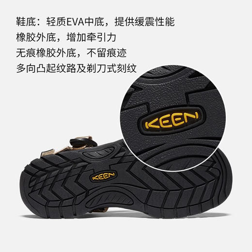 KEEN科恩 ZERRAPORT II男子户外露营涉水溯溪鞋丑萌凉鞋 商品图4