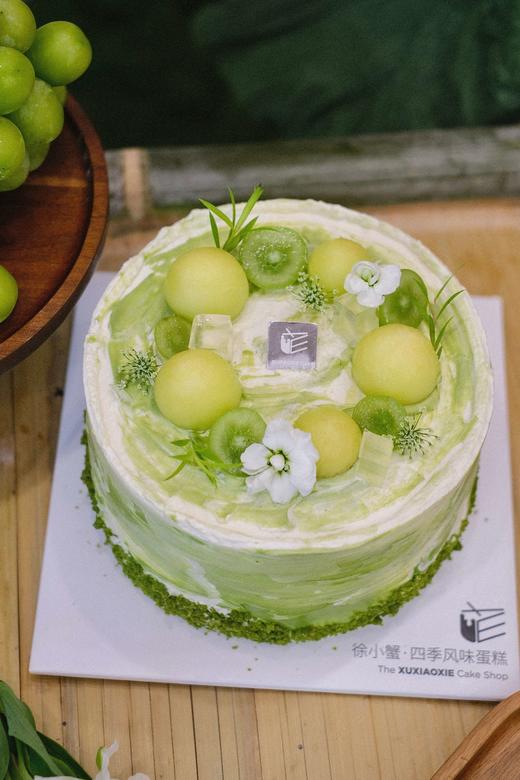 【青提蜜瓜蛋糕】阳光玫瑰青提+玫珑蜜瓜+伯牙绝弦茉莉雪芽奶油+表面少许抹茶奶油 商品图7