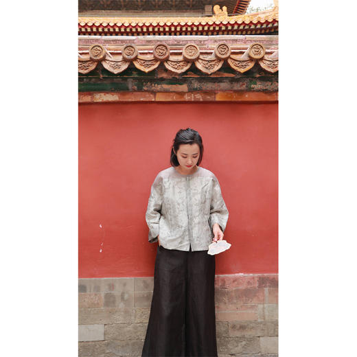 【2026东衣作】十二时慢-阔腿裤（24709653袀玄） 商品图2