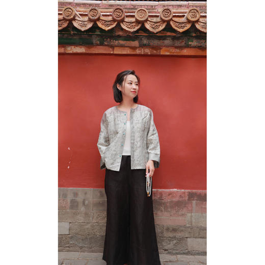 【2026东衣作】十二时慢-阔腿裤（24709653袀玄） 商品图3