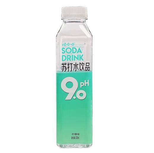 娃哈哈苏打水pH9.0柠檬味500ml弱碱性清爽解渴 商品图0