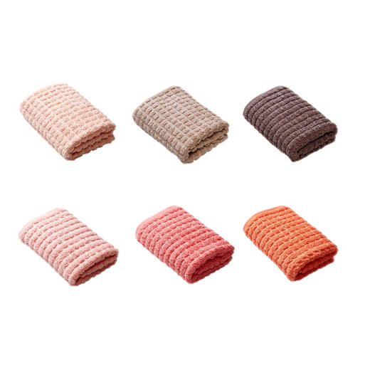 【多样屋专柜】多样屋棉毛巾蓬松柔软蜜巢-埃及棉素色面巾/浅咖 商品图1