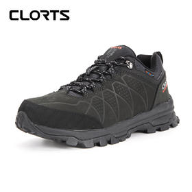 洛弛红 低帮牛皮防水徒步鞋3D034