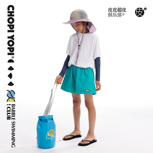 chopiyopi童装 俱乐部logo沙滩彩色短裤 商品图2