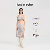 [福利价]lost in echo2024夏季新款交叉细条带蝴蝶结外穿高跟凉拖鞋一脚蹬 商品缩略图1