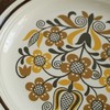 1960-70s英国MYOTT Folklove Ironstone花卉餐盘C0039 商品缩略图2