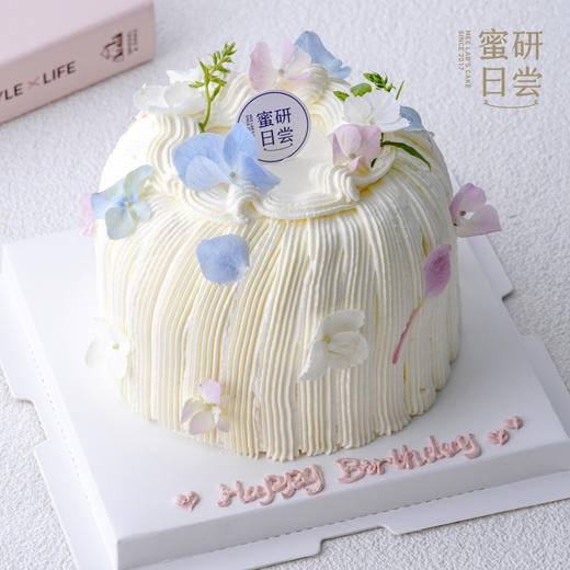 0861 "秀气" 绣球花瓣 蛋糕 商品图0