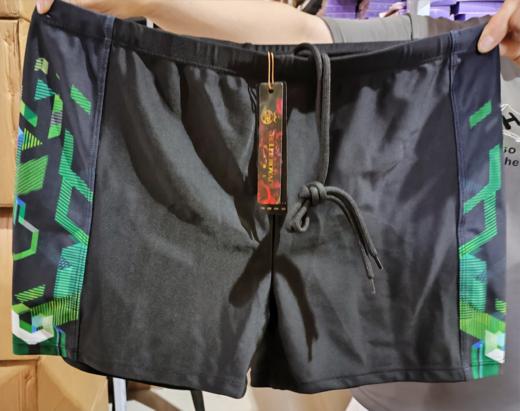 夏季男士泳裤成人三分五分泳裤宽松速干大码平角Y8210 商品图0