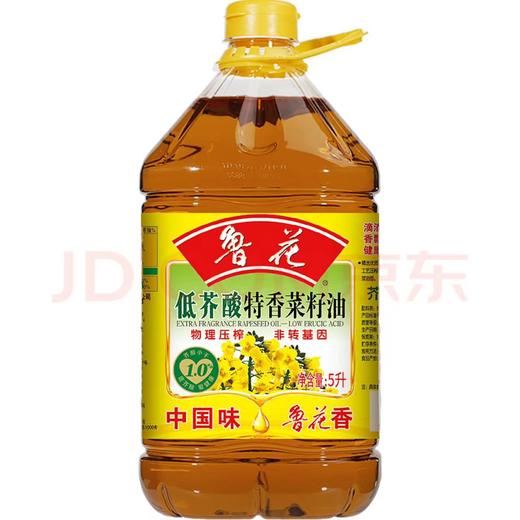 鲁花5s低芥酸特香菜籽油5L 商品图1