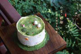 山青 · 野趣丨茉莉玫珑蜜瓜蛋糕（可备注少糖）