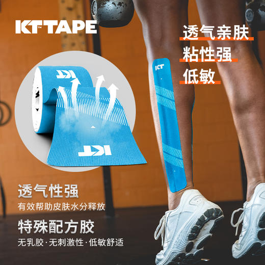 【原装进口】美国KTTAPE PRO运动防水肌贴预切20片 保护膝关节 预防肌肉拉伤 预防崴脚 稳定脚踝 商品图1