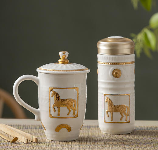 【组合套装】皇家骏马随身杯+高杯礼盒  330ml (双层) / 470ml 商品图4