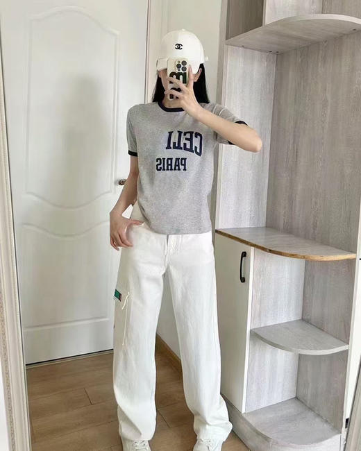 7折  限时  塞林家 撞色字母贴布logoT恤 BH2530 商品图5