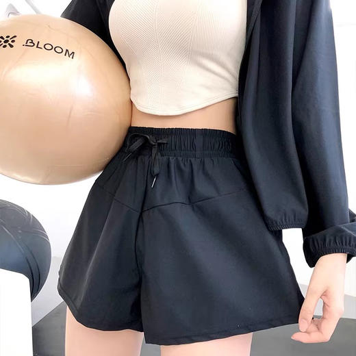 跃牌【禅语梵心】夏季速干防嗮凉感跑步健身裤防走光舞蹈瑜伽裤DK2646 商品图3