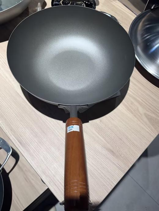 日本长谷元钛制木柄带滤嘴炒锅钛锅 商品图3