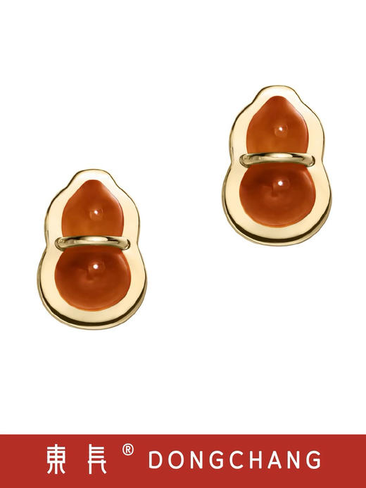 玛瑙葫芦耳饰 商品图0