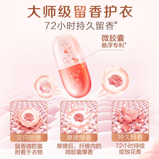 立白大师香氛洗衣液梦幻玫瑰2kg 1-2瓶装 商品图3
