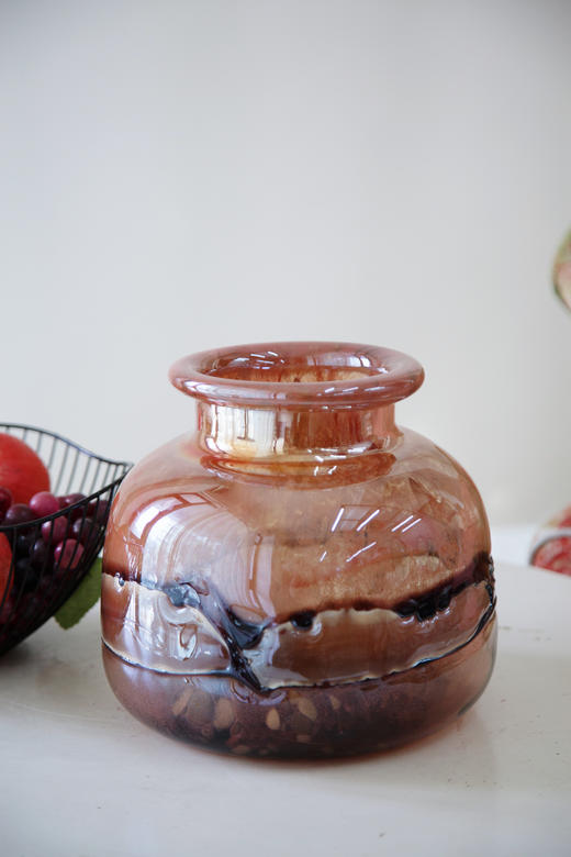 橘粉色幻彩花瓶 商品图3