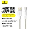 【69元3件】石墨烯系列 快充数据线  皓月白 适配苹果/安卓手机 商品缩略图9