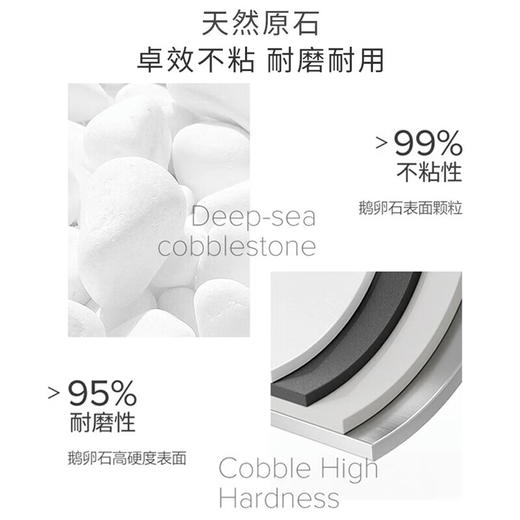 VELOSAN/温仑山 鹅卵石四件套VE035 炒+煎+汤+奶锅四件套 燃气炒锅电磁炉 商品图3