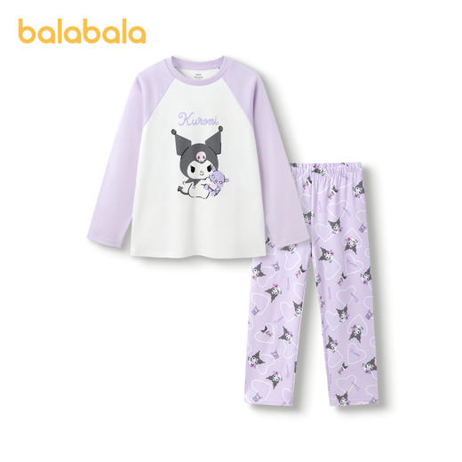 【三丽鸥IP】巴拉巴拉儿童睡衣套装纯棉秋季女童家居服小童中大童 商品图4