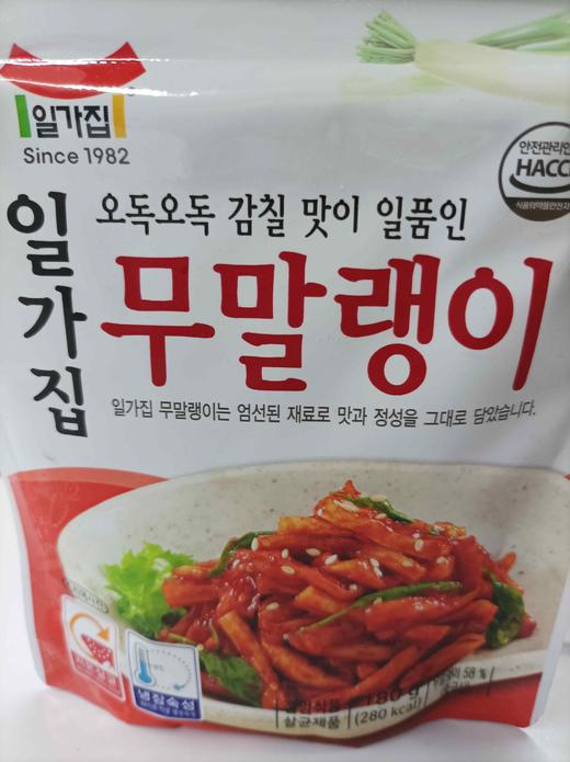 一家拌萝卜干일가집무우말랭이180g 商品图0