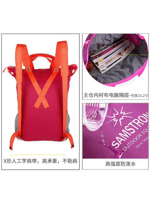 杉木山装 喜鹊轻薄可折叠背包 商品图3