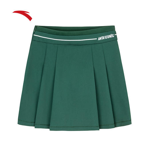 【L/XL断码】安踏梭织运动短裙女士夏季新款时尚百搭百褶裙休闲A字裙162438217【库存有限，如无货将做退款，介意慎拍！】 商品图0