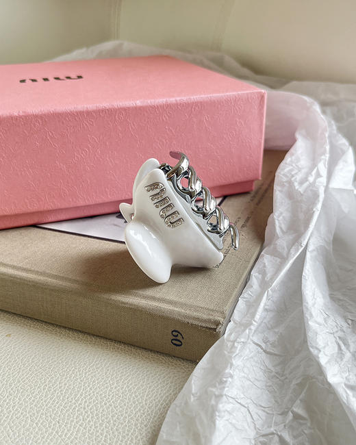 7折  无  缪家 女士logo满钻糖果色发夹 CU1205 商品图6