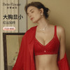 新款调整型文胸薄款大胸显小3/4杯型透气洞洞棉记忆软圈收副乳女款内衣WJ2308-1 商品缩略图0