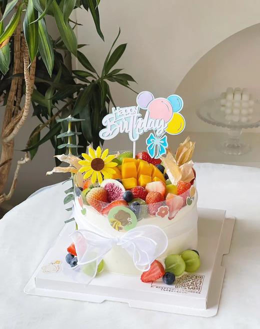 可爱水果蛋糕（下单现做，根据排单2-3小时） 商品图1