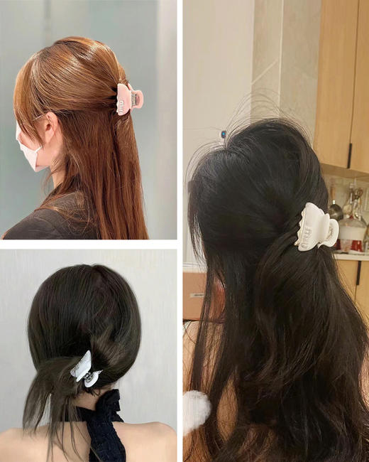 7折  无  缪家 女士logo满钻糖果色发夹 CU1205 商品图0