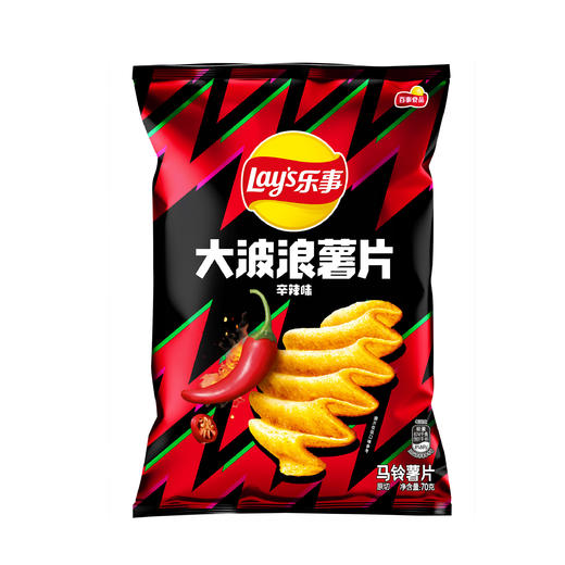 乐事薯片辛辣味大波浪 马铃薯片70g 商品图1