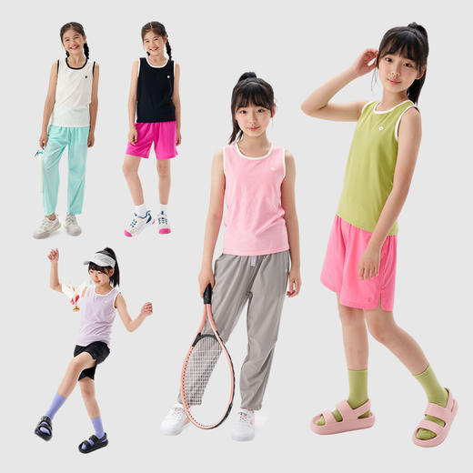 Q21小闺蜜无杯垫遮凸点排汗背心A类大童外穿 商品图4