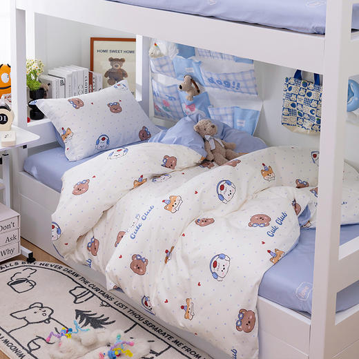 床单款-本屋创品学生纯棉九件套集合男款——床垫4cm+90*200cm专属 商品图12